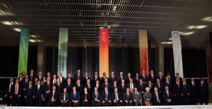 الأرجنتين : وزراء مجموعة العشرين يدعون لحوار أكبر بشأن التوترات التجارية