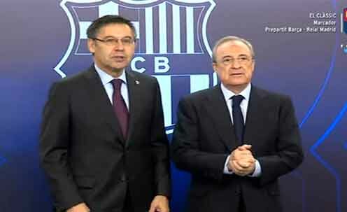 الدوري الاسباني : رئيس ريال مدريد فلورنتينو بيريز يغلق كل الأبواب في وجه برشلونة