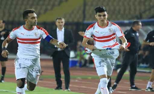 اللاعب المغربي أشرف بنشرقي يقود الزمالك للتتويج بالسوبر الإفريقي